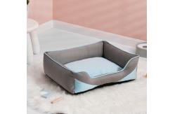 China Super Soft Round Dog Bed For Puppy Kitten With Slip Resistant Bottom supplier
