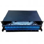 48-Port 144-Core LC SC Fiber Optic Equipment 24-Fiber Distribution Frame with MTP MPO ODF Face Plate for sale