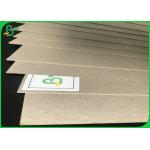 100% Recycled Grey Chipboard 1mm 1.8mm Grey Carton Board For Making Folder for sale