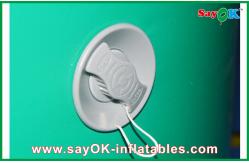 China Green Inflatable Finish Arch Customized Logo Printing 0.4mm PVC supplier