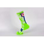 Green Breathbale Long Basketball Socks , Disposable Under Armour Basketball Socks for sale