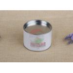 Salt Paper Tube Packaging Cylinder White Spice Packaging Box With Silver Movable Lid