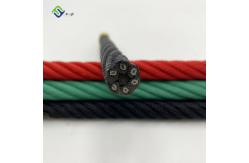 China 16mm UV Stabilized Reinforced Combination Rope Polyester Material For Playground supplier