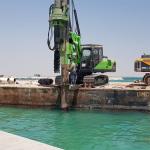Hydraulic Borehole Pile Drilling Machine With Excavator KR125A Rotary Piling Rig