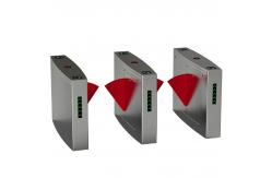 China High Sensitivity Access Control Barriers And Gates System With Wing Turnstile Flag supplier