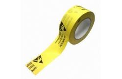 China Durable Viscosity Printed Packaging Tape Yellowish Strong Tensile for Sealing supplier