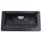 Conference Table Power Outlets Office Hidden Desktop Power Socket Box for sale