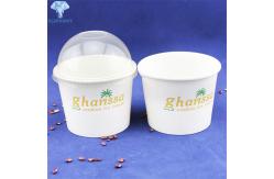 China White 8oz 12oz Custom Printed Ice Cream Cups Biodegradable supplier