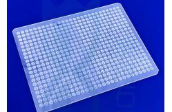 China Deep Processed Frosty Quartz Glass Plate With Hole Per Drawing supplier