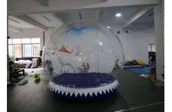 China Ornament Inflatable Snow Globe Tent For Holiday 3 Years Warranty supplier