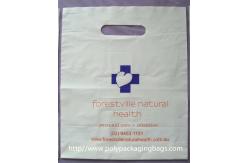 China Disposable Cornstarch Biodegradable Plastic Bag With Die Cut Handle Hole supplier