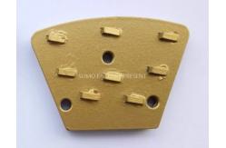 China CPS Trapezoid Chip Scraper PCD  Magnetic Connection Diamond Grinding Shoes fast change supplier