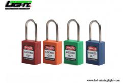 China Galvanized Finish 38mm Steel Shackle ABS Lockout Hasp supplier