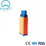 Single Use Auto Lancing Device Safety Blood Lancet 21G 2.2mm Orange