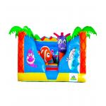 Blue Ocean Park Inflatable Small Bouncy Castle House For Rental for sale
