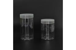 China Snacks Dried Fruit Kitchen Storage Clear Plastic PET Jar With Lids supplier