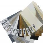50m Wooden Color Polyester Zebra Blinds Fabric For Double Layer Zebra Blind  for sale