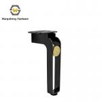 Wanjusheng New Smooth Black Furniture Metal Legs 18 cm Bed Feet Iron Accessories Sofa Legs for sale