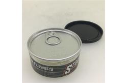 China 100ml 3g Clear Pet Jars Empty Mini Plastic Cans With Lid And Stickers supplier