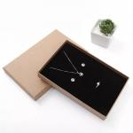 Custom Jewelry Gift Boxes Packaging Portable Gold Stamping Paper Jewelry Boxes for sale