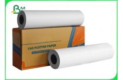 China Inkjet Double Matte Bond Plotter Paper Roll 20lb Uncoated Inkjet Bond supplier