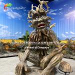 Giant Animatronic Talking Tree Man Humanic Talking Tree For Theme Park Decoration for sale