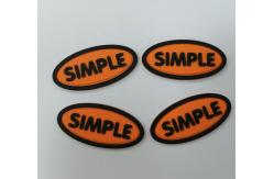 China Eco Friendly 3D Badge PVC Silicone Rubber Labels Heat Transfer Customized supplier
