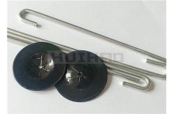 China Aluminum 2.5x115mm Solar Panel Bird Clips For Attaching Protecting Wire Mesh supplier