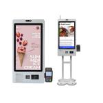 Window Interactive Touch Screen Kiosk Payment Checkout Touch Screen Ordering System for sale