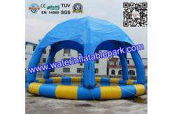 China PVC Flexible Kids Cool  Inflatable Pool Toys With Tent Cover supplier