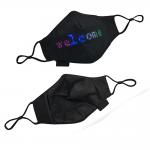APP Control Programmable LED Face Mask Customizable Fashion Rechargeable for sale