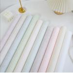 Solid-Color Gift Boxes and Wrapping Paper Cream Series Embossed Waterproof Material for Bouquets for sale