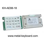 Industrial Metal Keypad with Anti - vandal , IP 65 waterproof keypad with long life for sale