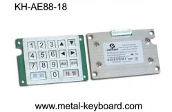 China Industrial Metal Keypad with Anti - vandal , IP 65 waterproof keypad with long life supplier
