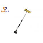 Telescopic Aluminium Pole Window Snow Scraper 25*120cm With Sponge for sale