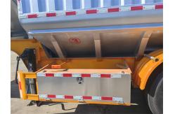 China 60cbm large auger bulk animal feed powder bulk feed transport trailer truck supplier