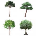 Handmake HAIHONG 350cm Artificial Foliage Tree With Fiber Glass Trunk for sale