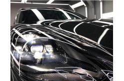 China Metallic Black 60µM Gloss Car Vinyl Wrap Air Bubble Free Swipeable supplier