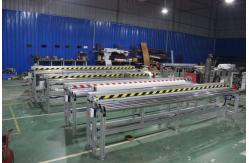 China Multi Function Manual Roller Blind Fabric Cutting Table for Sunscreen / Blackout / Zebra Roller Blind Fabric supplier