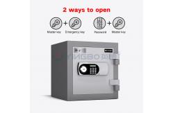 China Solid Steel Fireproof Safe Box Dual Alarm System Height 420mm supplier