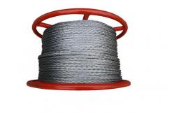 China Hexagon Galvanized Transmission Line Stringing Tools Anti Twist Braid Rope supplier