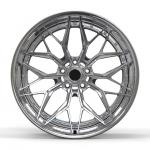 2 Piece Dodge Hellcat Concave Brushed Forged 5*115 Cars Wheels for sale