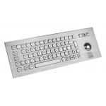 USB Top Panel Mount 69 Keys Industrial dot braille Keyboard With Laser Trackball