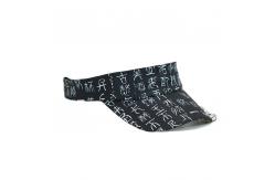 China Sublimation Pattern Sun Visor Cap Customized Visor Cap Eco Friendly supplier
