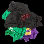 RTS Wholesale Used Mixed Color 100% Cotton T Shirt Industrial Wiping Rags Cutting Used Clothes Cotton Cleaning Cloth Rag for sale