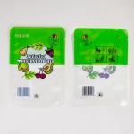 Custom Printed Food Packaging Bag Small Size Three Side Seal Bag With Window for sale