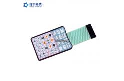 China PET Flat Membrane Switch , Matrix Electronic Membrane Keypad Panel supplier