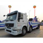 SINOTRUK HOWO Rotary Wrecker Tow Truck 8x4 40 Ton Road Emergency Rescue for sale