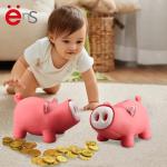 Custom Pink Piggy Bank Non Phthalate PVC Vinyl Material ISO BSCI Approved for sale