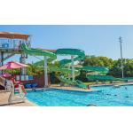 OEM Commercial Swimming Pool Playground Fiberglass Water Slide Set for sale
